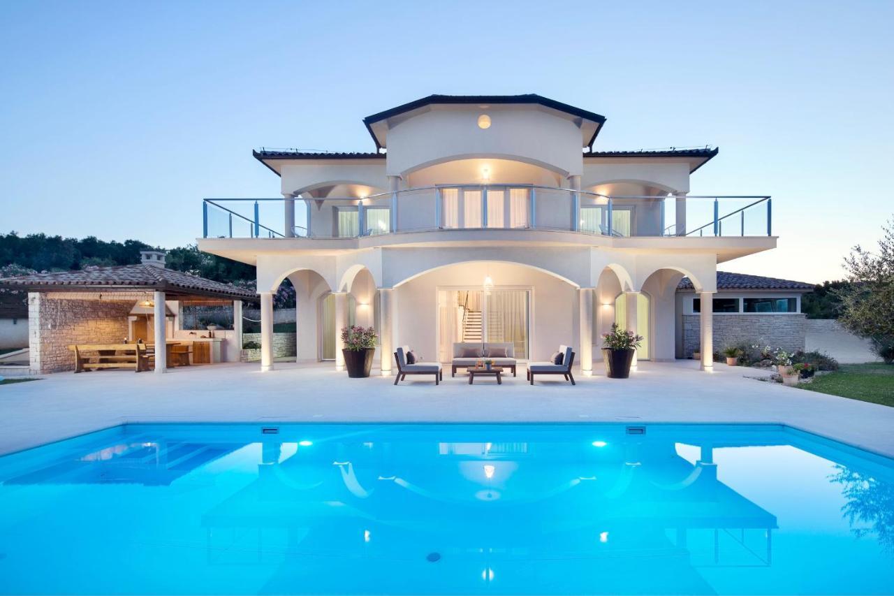 Luxury Panorama Vila With Amazing Seaview In Gondolici 7 Km From Rabac Лабин Экстерьер фото