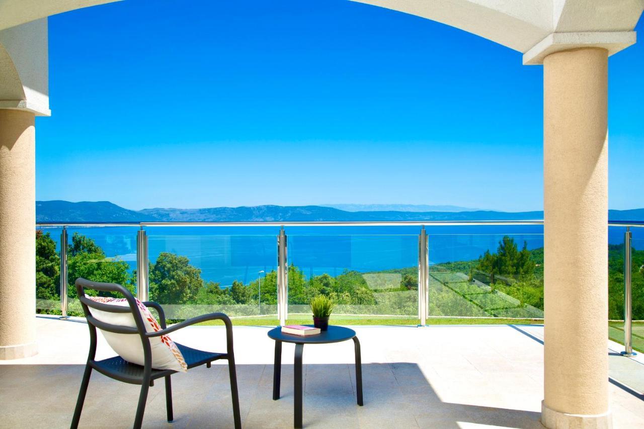 Luxury Panorama Vila With Amazing Seaview In Gondolici 7 Km From Rabac Лабин Экстерьер фото